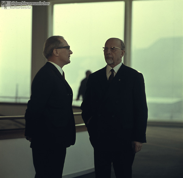 Erich Honecker and Walter Ulbricht, East Berlin (1968)